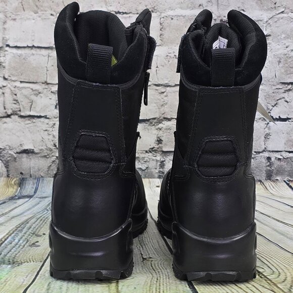 5.11 ATAC 2.0 8" Side Zip Tactical Boots Black Size 10 Waterproof Composite Toe - Picture 4 of 10